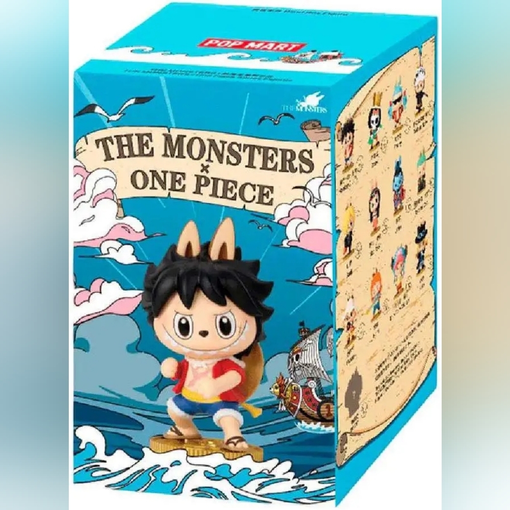 New Pop Mart Authenti Labubu The Monsters x One Piece Mystery Pack (1 Blind Box)